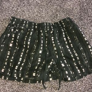 Dark Green shorts with white spots